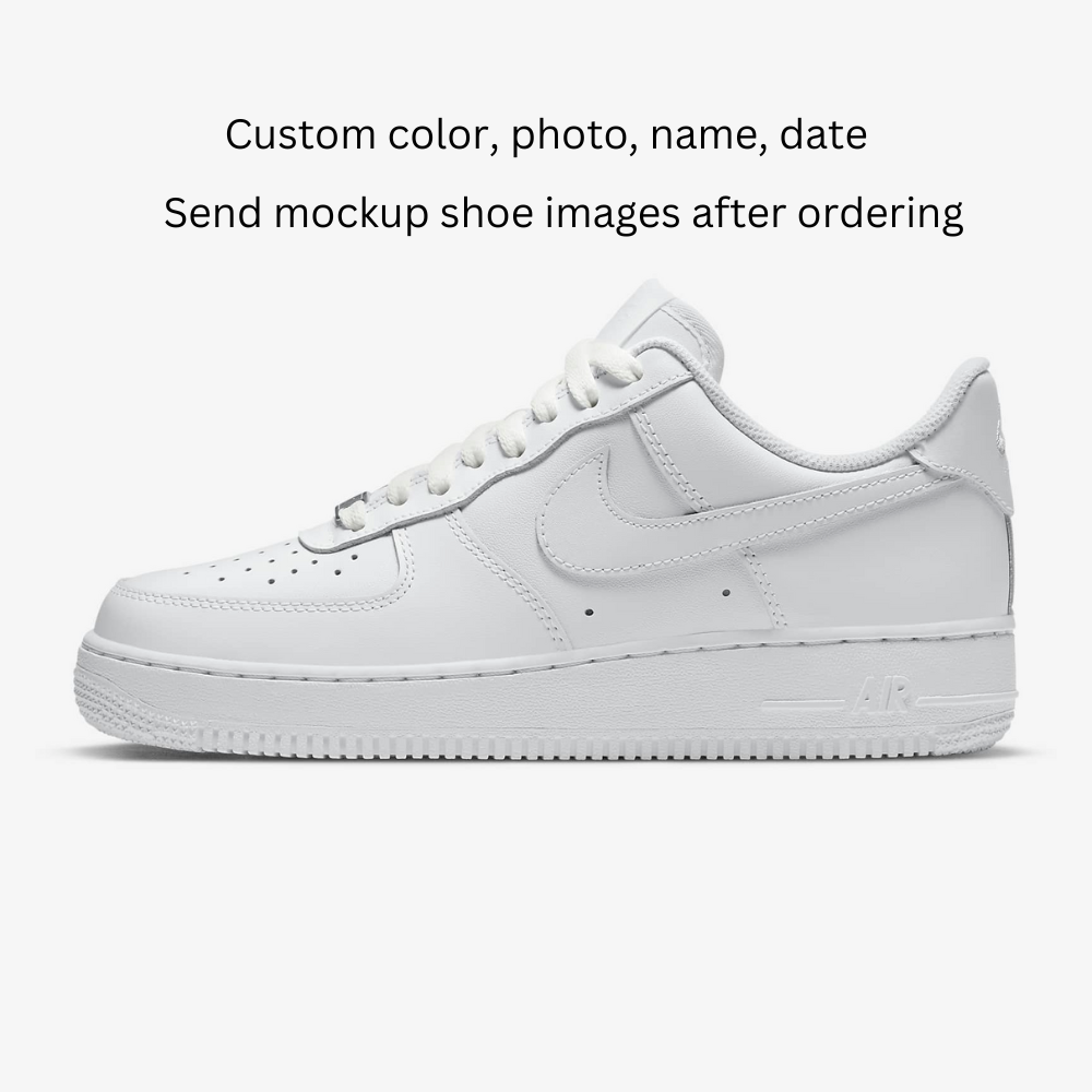 Best Your Choice - Custom Your Ideas On Air Force 1, Movies, Singer, Flower, Pet Or Anything You Want - Made To Order - Handpainted Sneakers