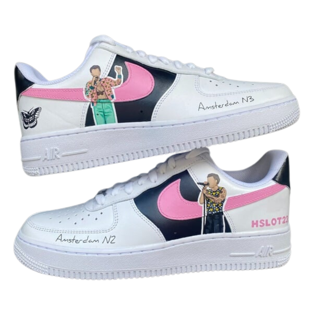 Handpainted Sneakers - Personalised Sneakers - Custom HSLOT23 Amsterdam Nike Air Force - Air Force 1 AF1 Sneakers