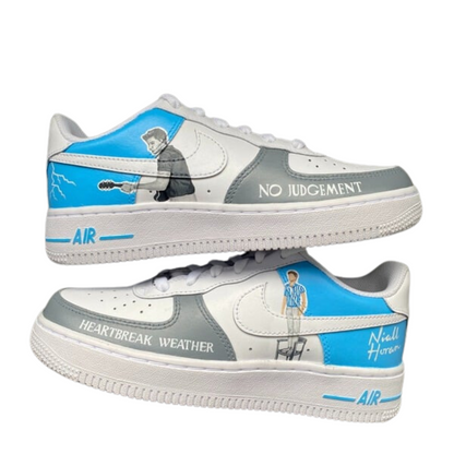 Handpainted Sneakers - Personalised Sneakers - Custom Niall HW Nike Air Force - Air Force 1 AF1 Sneakers