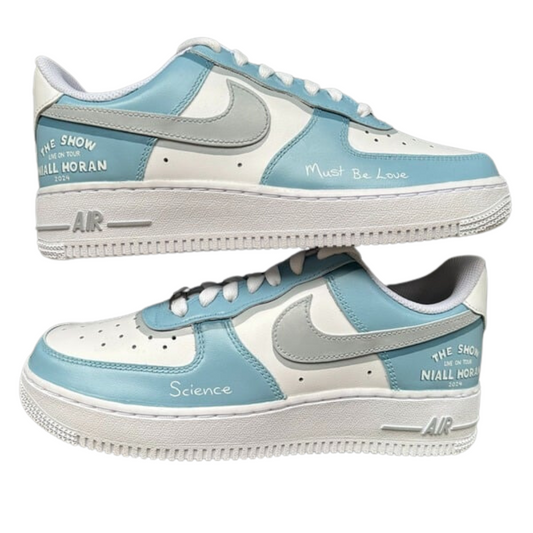 Handpainted Sneakers - Personalised Sneakers - Custom Niall The Show 4 Nike Air Force - Air Force 1 AF1 Sneakers